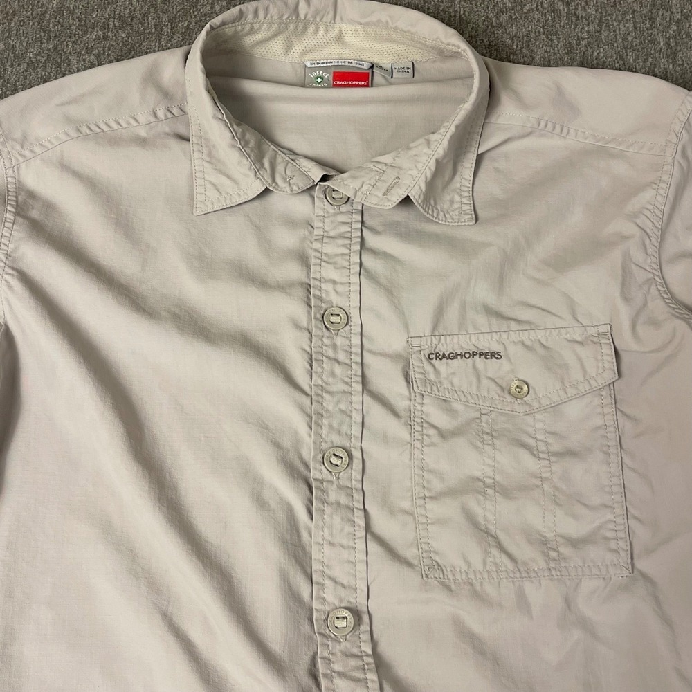 Craghoppers NosiLife Insect Shield Long Sleeve Button Down Shirt Mens‎ XL